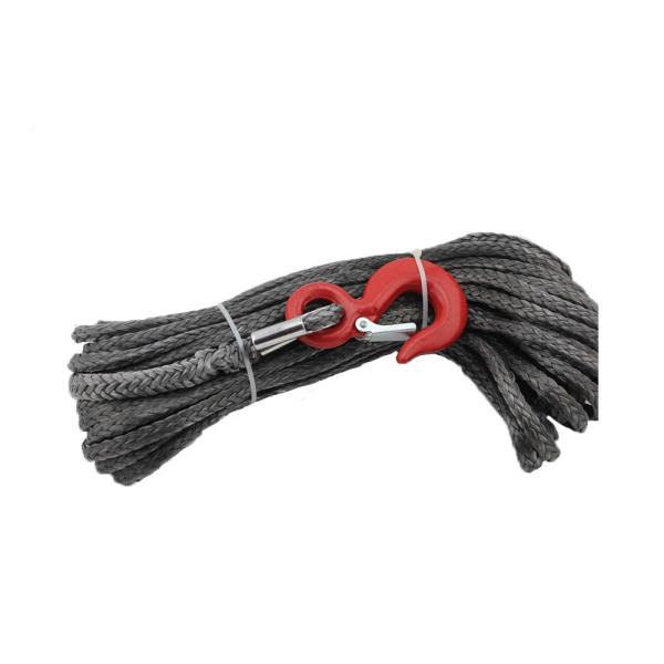 Buy cheap 5/16" x 100' Gray Synthetic Winch Line Cable Rope Sheath Hook Available from wholesalers