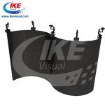 Waterproof P6 Outdoor Full Color LED Display Flexible Curved 4500 Nits
