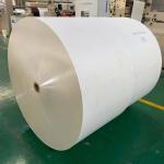 Stiffness 1.4 Cupstock Paper Tea Cup Raw Material Glossy Varnishing