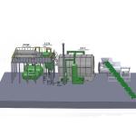 Automatic feeding and vacuum discharging waste tyre/ plastic pyrolysis to fuel