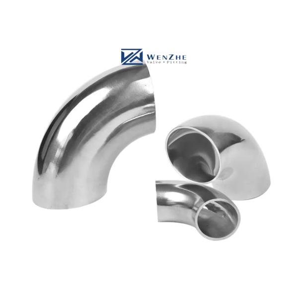 Sanitary Stainless Steel 304 316 Connector Equal Elbow Bend Pipe Fittings DIN 3A