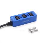 Buy cheap D-tap Camera power three way splitter Power Tap to 3 Female D-Tap P-Tap Hub  Metal case with 1/4 screw from wholesalers