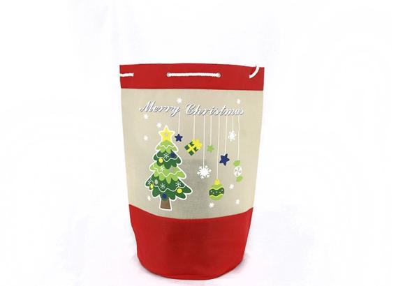Buy cheap Felt Material Craft Christmas Decorations Drawstring Gift Bags Customized Size from wholesalers