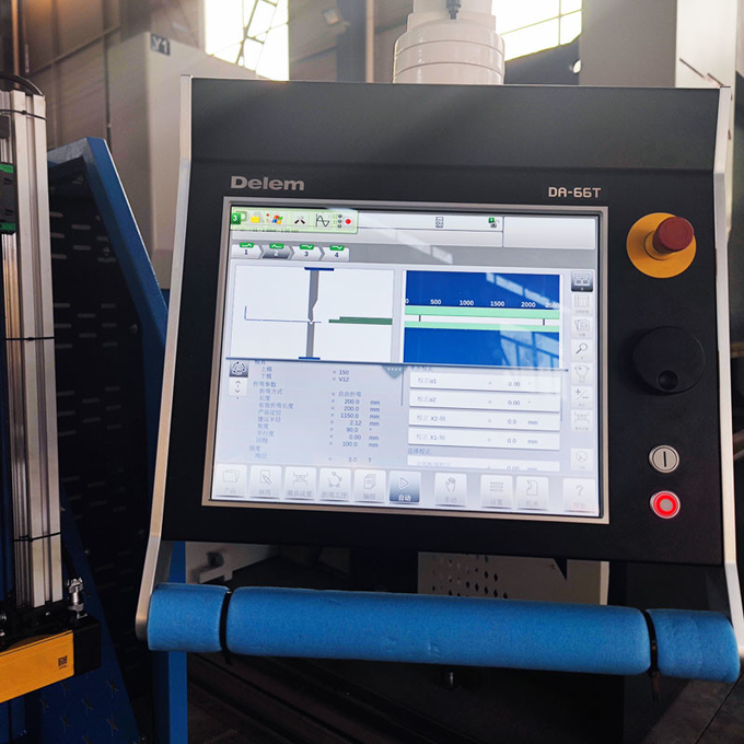 DA66T Hydraulic CNC Press Brake Folding WY67K 2500MM 63T