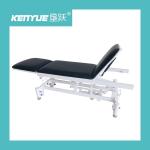 Black PU leather material examination bed is used for hospital medical treatment