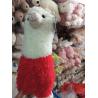 Buy cheap Plush toys stuffed dolls holiday gifts cute cartoon animal toys alpaca white and red clothes, soft toys from wholesalers