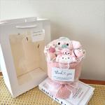 Cartoon Plush Doll Flower Bouquet Variety of Dolls Perfect Gift Set for Kids