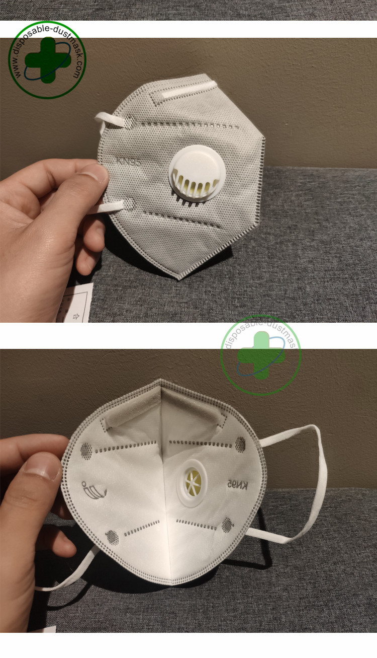 Disposable Kn95 Mask With Valve Dust And Anti-Fog Breathable Mask Kn95 Mask