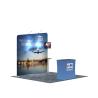 Buy cheap Polyester Fabric Convention Exhibit Displays Heat Transfer Printing Curved Shape from wholesalers