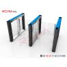 Buy cheap Brushed Surface Speed Gate Fastlane Turnstile Half Height Turnstile With Fingerprint Reader from wholesalers