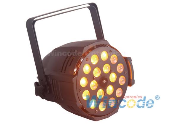 18×10W RGBW Led Par Lighting For Stage Performance System , Theatrical