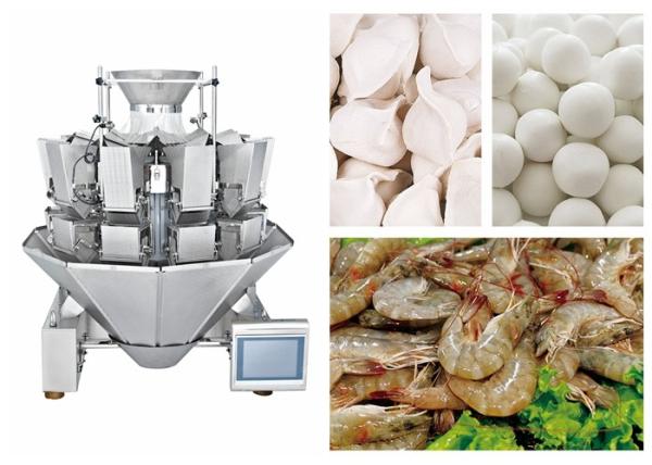 Buy cheap Frozen Food Multihead Weighing Machine 65 Bags/Min 1000g from wholesalers