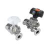Buy cheap Silver Clamp Diaphragm Valve For General Industry Sanitary Grade from wholesalers