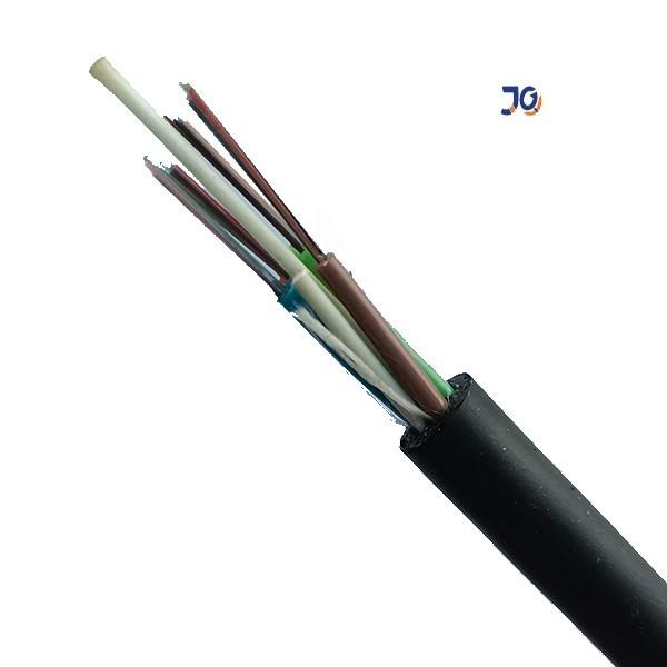 Buy cheap Outdoor Single Model Aerial GYFTY G625d 24 48 Core Fiber Optical Cable With FRP Strength from wholesalers