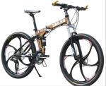 Disc Brake 26 Inch Dual Suspension Folding Mountain Bike