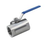 NPT BSPT Thread Semi-Steel Round Bar Stock Ball Valve in Stainless Steel 201 304