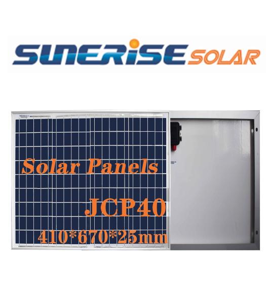 Buy cheap Polycrystalline Class A 40W 36 Cells 18V Solar Panel from wholesalers