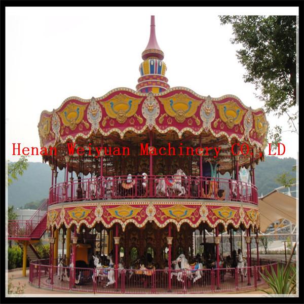 Buy cheap Deluxe double floor carousel--hot sale large amusement rotary equipment from wholesalers