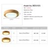 Buy cheap Wooden Round Ceiling Lights For Bedroom Iron Surface Mounted Rooms Lighting（WH-WA-28） from wholesalers