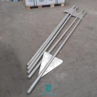 Buy cheap Galvanizing Wing Fence Panel Posts Iron Tube Material 40x2.0mmx2900mm product