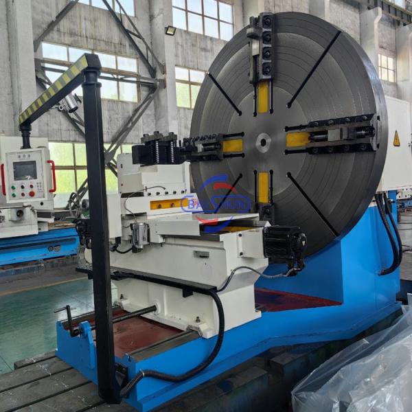 Buy cheap Floor Type Flange Turning 2 Axis Plc Metal End Face Lathe Machine from wholesalers