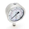 Buy cheap 100MM Stainless Steel Liquid Filled Pressure Gauge Bourdon Type 400 Psi CL1.0 Accuracy from wholesalers