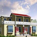 Sound Heat Insulation Pre Built Modern Homes Light Steel Housing For Residence