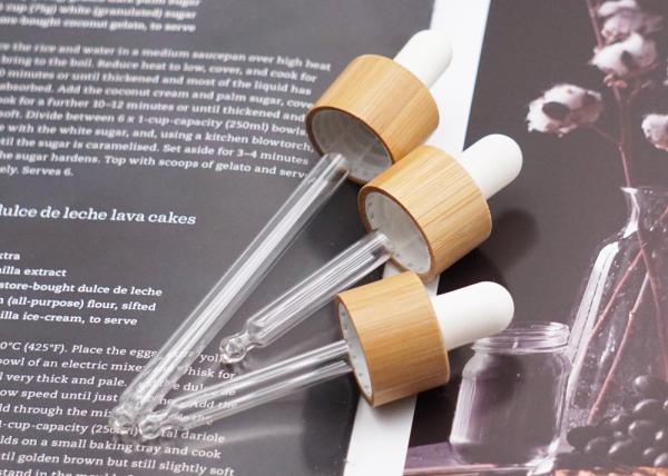 Buy cheap 18mm 20mm Bamboo Dropper Cap Essential Oil For Glass Bottle from wholesalers