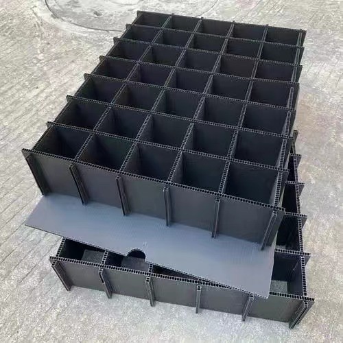 Plastic Dividers Box PP Corrugated Hollow Sheet For Electronic Parts