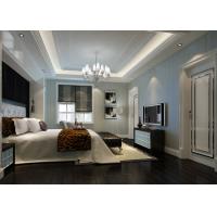 Buy cheap 0.53*10M Embossed Vinyl Wallpaper With Stripes Pattern for Living Room product