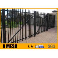 Buy cheap 6 Point Welds Security Metal Fencing Black Aluminium Palisade Fence product