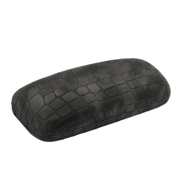 Buy cheap Hard Leather Wrapped Classic PU Metal 15.5CM Clamshell Glasses Case from wholesalers