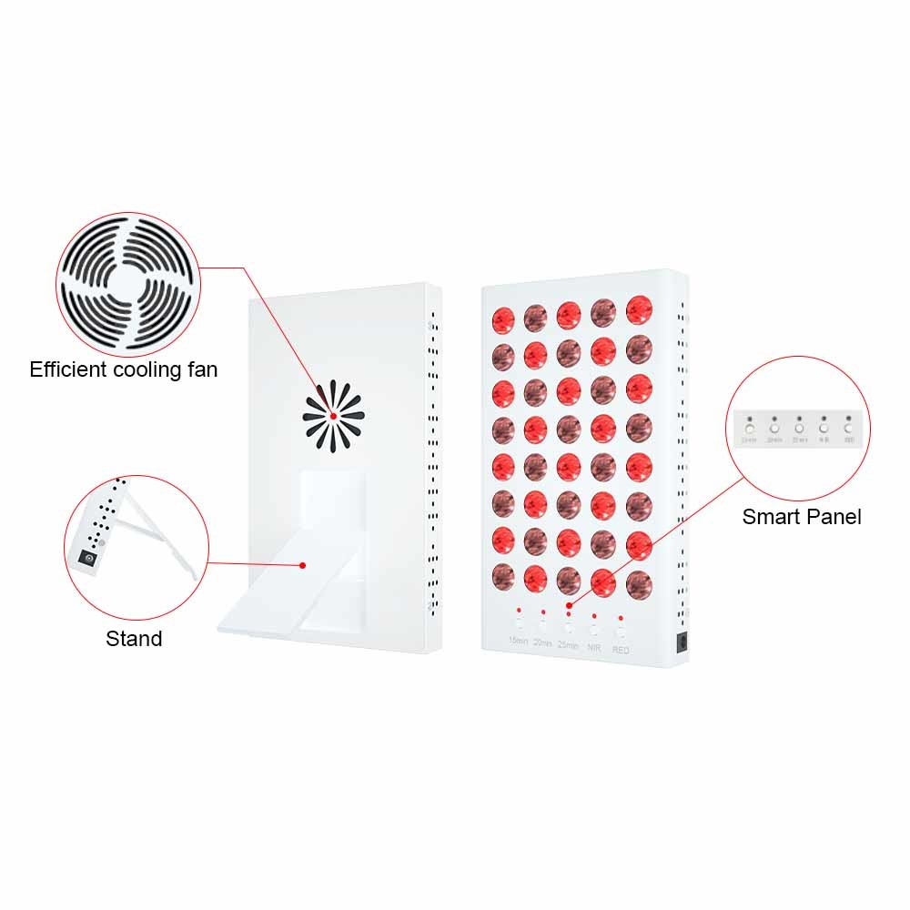 660nm 850nm Red Infrared Light Therapy Skin Care Equipment For Wrinkle Removal