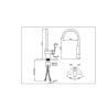 Buy cheap Deck Mounted Kitchen Sink Water Faucet Brass from wholesalers
