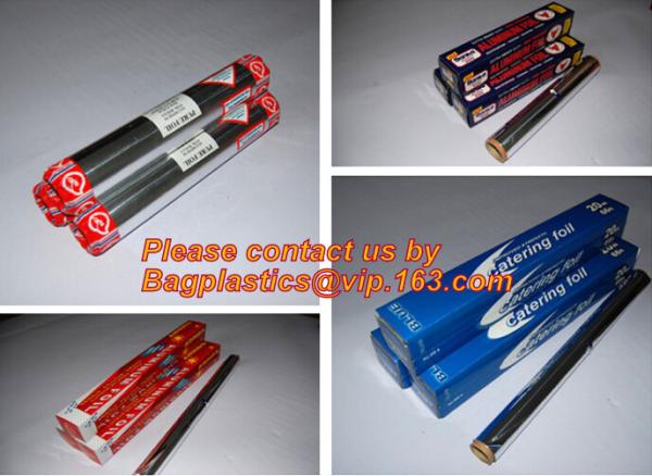 Household use food grade Kitchen aluminum foil roll, aluminum foil paper with