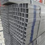ERW Square Hollow Black Galvanized Metal Pipes 1.0mm-15mm Thick