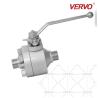 Buy cheap MNPT 2 Piece Ball Valve Welding Forged 2PC High Pressure 3/4'' Hard Seal Float Ball Valve 1500LB metal to Metal Seat from wholesalers