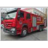 Buy cheap Foam Large Fire Truck Howo 276kw Max Power 6x4 Driving Type 9 Forward Gear from wholesalers