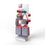Retail Store Metal Display Stands Floor Display Unit For Grilling Charcoal