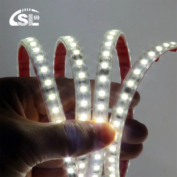 Buy cheap High CRI Ra 80 110V220V 8mm 120leds 3000K Warm White Electroplate flexible SMD2835 led strip light from wholesalers