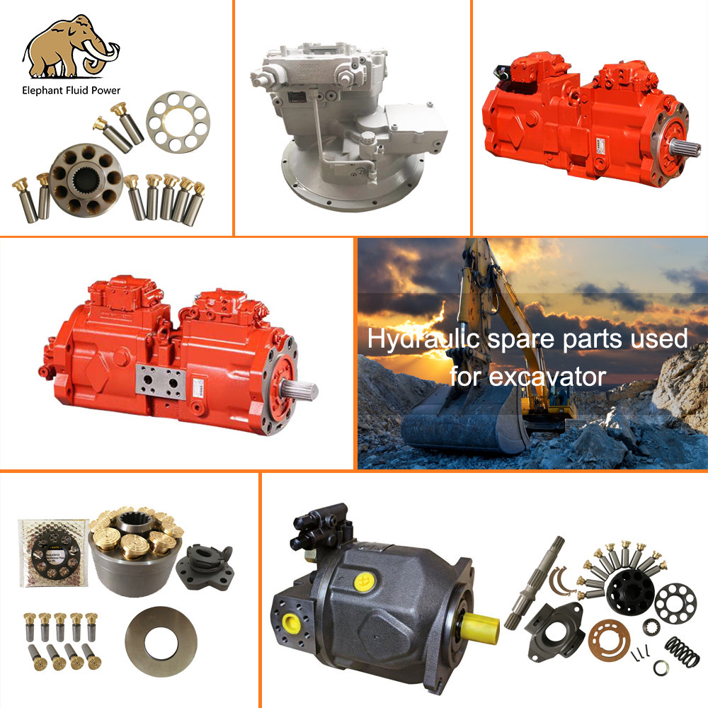 Rexroth Engine Oil Pump Gear A11VLO130 Excavator Spare Parts