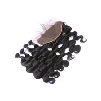Buy cheap Body Wave 13x6 Full Lace Frontal Closure Good Feeling Resilient With 4 Bundles product