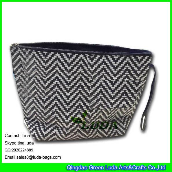 Buy cheap LUDA chevron straw handbags striped paper straw purse clutches from wholesalers