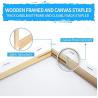 Buy cheap 18X24 Large White Blank Pre Stretched Canvases Board For Acrylic Oil Watercolor Painting from wholesalers