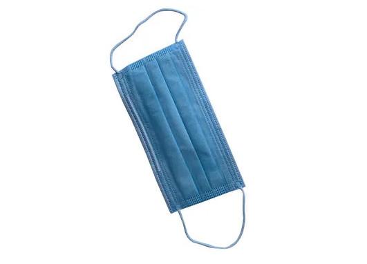 Buy cheap 3 Ply Non Woven Face Mask , Disposable Blue Mask Folds Up For Easy Carrying from wholesalers