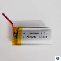 Buy cheap High Capacity 3.7V 800mAh Lithium Ion Polymer Battery 500times 102040 3.7V product