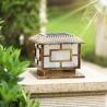 Buy cheap Black Bronze Aluminum Solar Pillar Light Energy Saving Fence Solar Post Cap Lighting from wholesalers