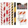 Buy cheap Collision Prevention Warning Tape Diagonal Reflective Film Warning Tape Parking Lots Pavement Traffic Marking Reflective Film from wholesalers
