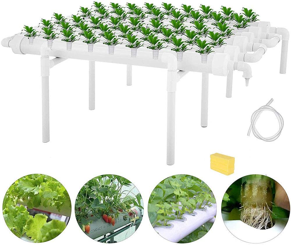 2 Meters PVC Pipe Hydroponic Channel for Growing Vegetables and Fruits in Greenhouses