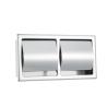 Buy cheap Hotel Bathroom 2 in 1 Wall Mounted 304 Stainless Steel Recess Kit Towel Paper Dispenser Waste Dustbin from wholesalers